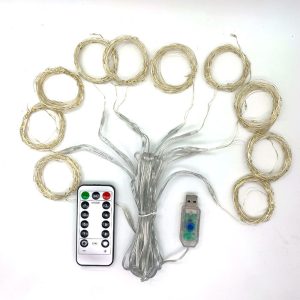 ColorfulCurtain, o perdea luminoasă cu 300 de lumini LED colorate