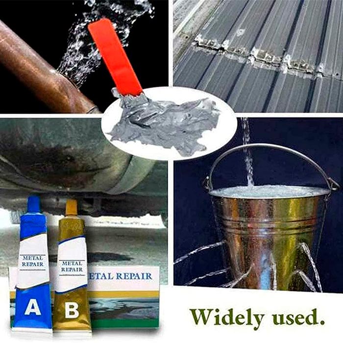 GlueStar, adeziv bicomponent pentru sudare la rece și reparații simple (2 tuburi)